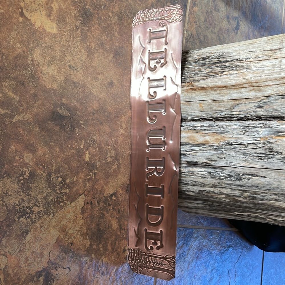 Custom Copper Signs - Picture 4 of 5